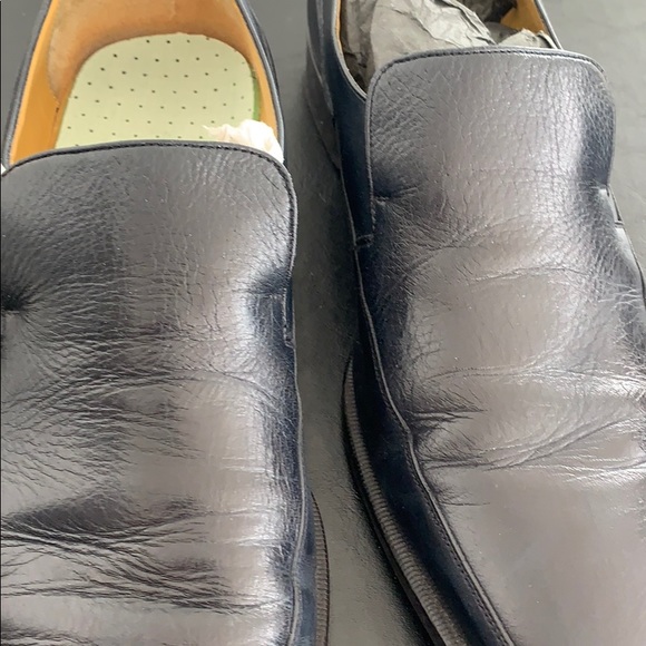 10 1/2 M men’s slip on black shoe, made in Spain - Picture 2 of 8